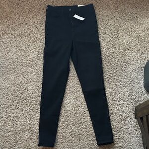 American Eagle Outfitters Black Curvy Highest Rise Jeggings NWT